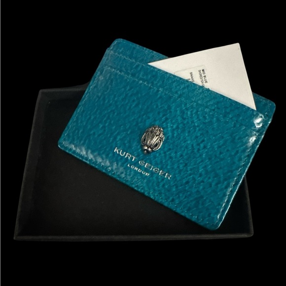 Kurt Geiger London Shoreditch Card Holder - Teal